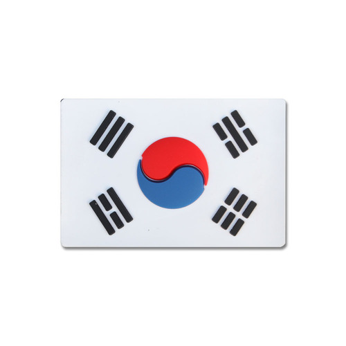 태극기_빅_Korea Flag Big_WHITE_PVC패치_/No.0441