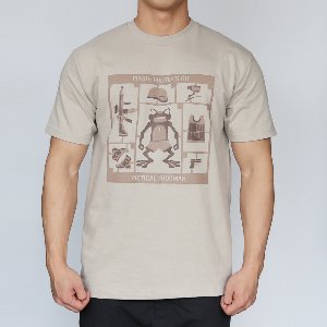 해적사냥꾼킷 티셔츠_Pirate Hunter&#039;s Kit_Tan