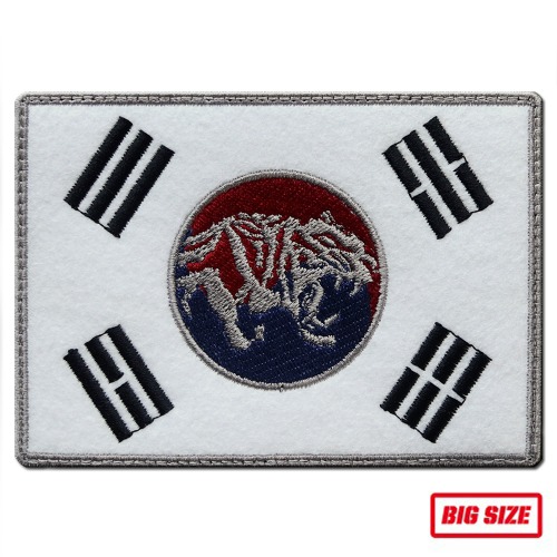 수퍼빅태극기_707백호_화이트_Super BIg Korea Flag_NO.1177