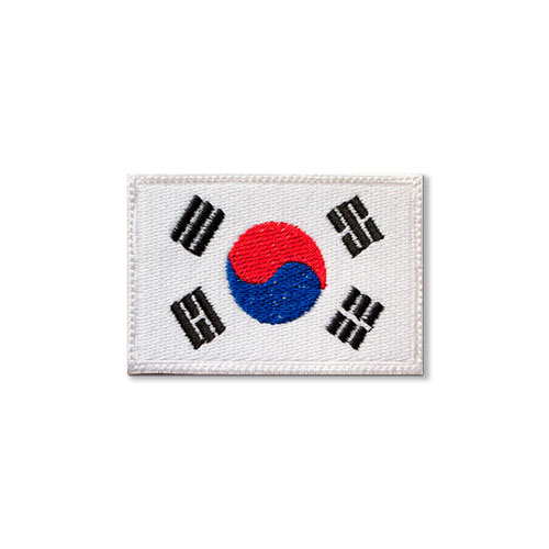 태극기_사각(80x53)_Korea Flag_자수패치_/No.0071