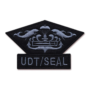 UDT/SEAL CHEST MEDAL_UDT/SEAL 흉장_BK_자수패치_/No.0298